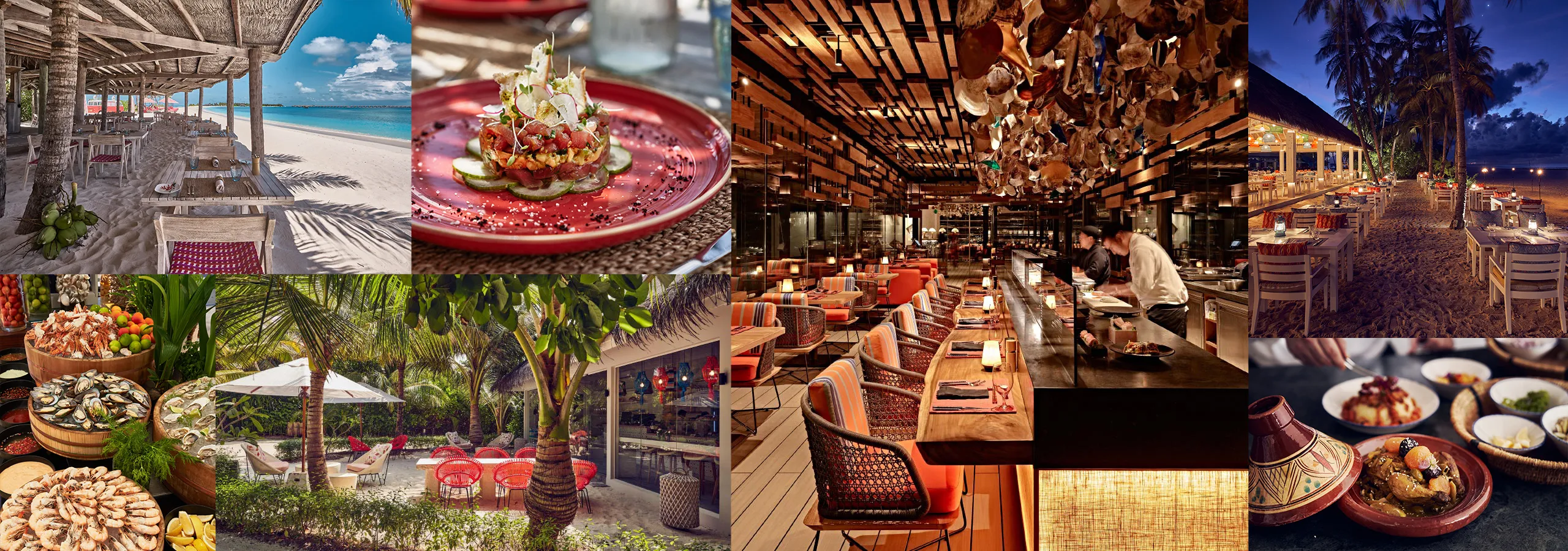 luxury-resort-maldives-seaside-collection-restaurant-collage